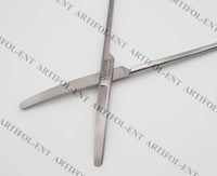 Professional Wertheim Gynaecological & Abdominal Scissors 22.5 cm Curved – Heavy-Duty Surgical Scissors | Blunt/Blunt Safety Tips, High-Performance Stainless Steel #113910116