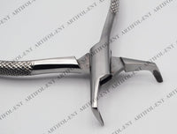 Präzisions-Extraktionszange – Modell 222 | Robustes Greif- und Entfernungsinstrument aus Edelstahl mit gezahnten Backen #F222