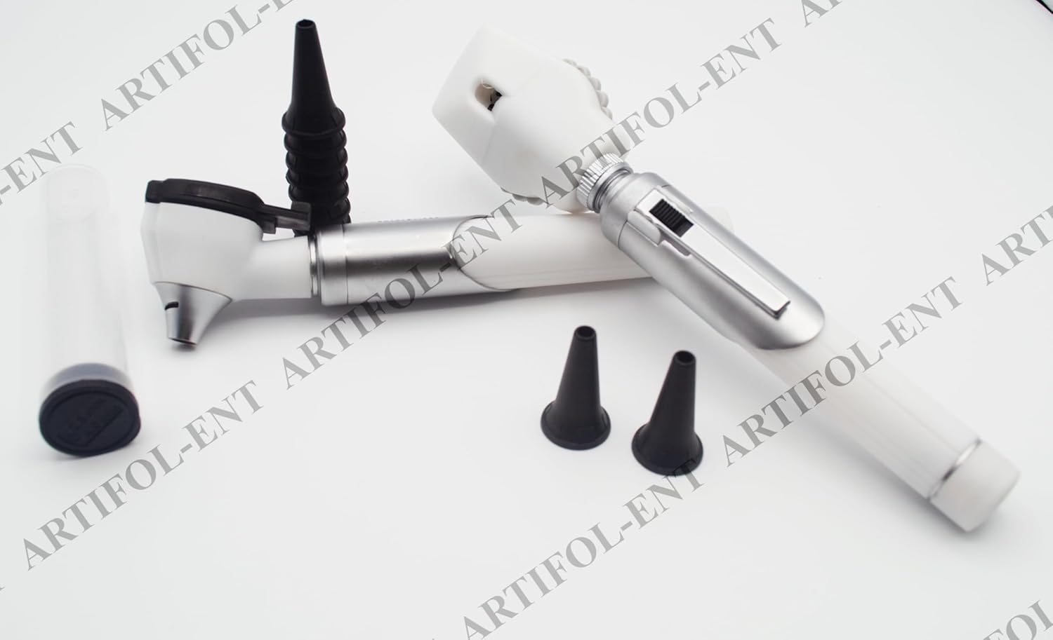 Artifol Student Home Use ENT Otoscope Examination Kit – Fiber Optic Diagnostic Set, White Color #OS1093