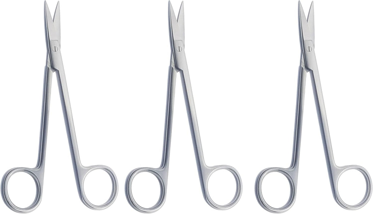 Sanvenero Surgical Scissors – Straight 14 cm | 3-Piece Set | Premium Stainless Steel | Reusable & Autoclavable #113910221