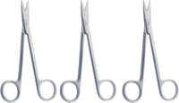 Sanvenero Surgical Scissors – Straight 14 cm | 3-Piece Set | Premium Stainless Steel | Reusable & Autoclavable #113910221