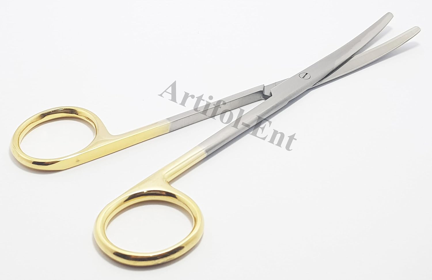 TC Lexer Scissors Curved 16 cm | Tungsten Carbide Cutting Edges | Stainless Steel Surgical Scissors #113910640