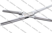 Tubing Clamp – 15.5 cm | 3 Pcs Set | Stainless Steel | Hemostat-Type Locking | Autoclavable #115910358