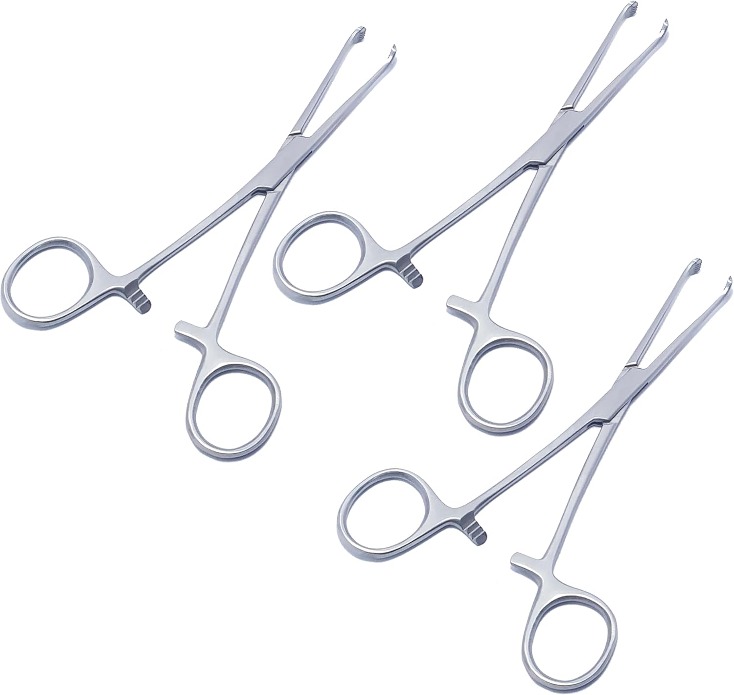Allis Tissue Forceps – 4×5 Teeth, 15 cm | Stainless Steel Precision Forceps, 3-Piece Set #115910364
