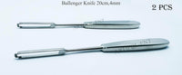 Ballenger Swivel Knives Straight 20 cm (4 mm) – Surgical ENT Precision Instrument | Stainless Steel | 2 Pcs