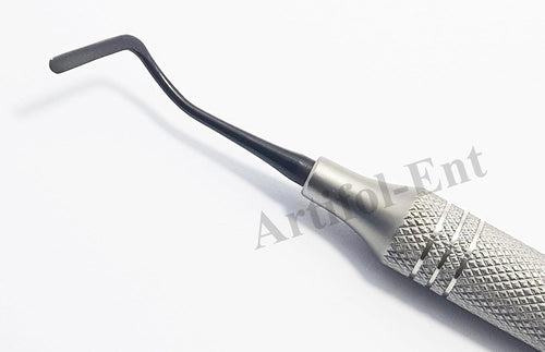 4 instruments d’obturation composite Goldstin Flexy-Thin – lot de 3 pièces, embouts en titane avec revêtement noir | conception flexible à spatule inversée et évasée | manches creux ergonomiques | #TNCIGFT4