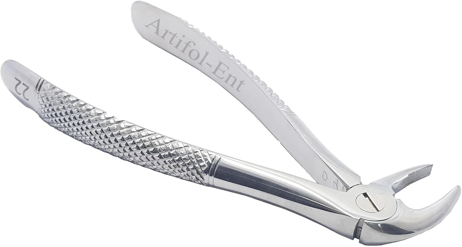 Lower Molars Extraction Forceps | Extraction Forceps for Removing Lower Molar Teeth | Premium Stainless Steel Instruments | Reusable & Autoclavable Tools for Extraction # 22# FX22