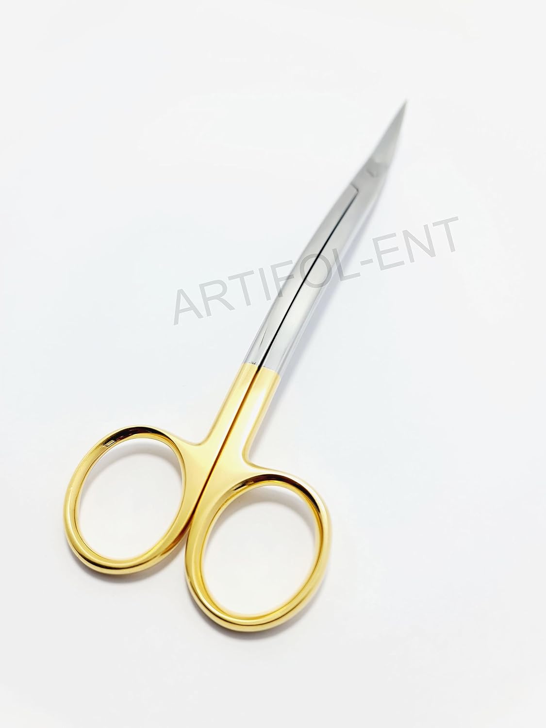 TC Dean Scissor 17 cm (6.75") – Tungsten Carbide Gold-Plated Premium Surgical Tissue & Tonsil Scissor | Stainless Steel | Art # S5009