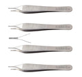 Adson Dressing Forceps Set – 12 cm Surgical Tweezers | Stainless Steel, Reusable & Autoclavable (4 Pcs)