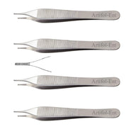 Adson-dressuurkniptangset – 12 cm chirurgische pincetten | Roestvrij staal, herbruikbaar en autoclafeerbaar (4 stuks)
