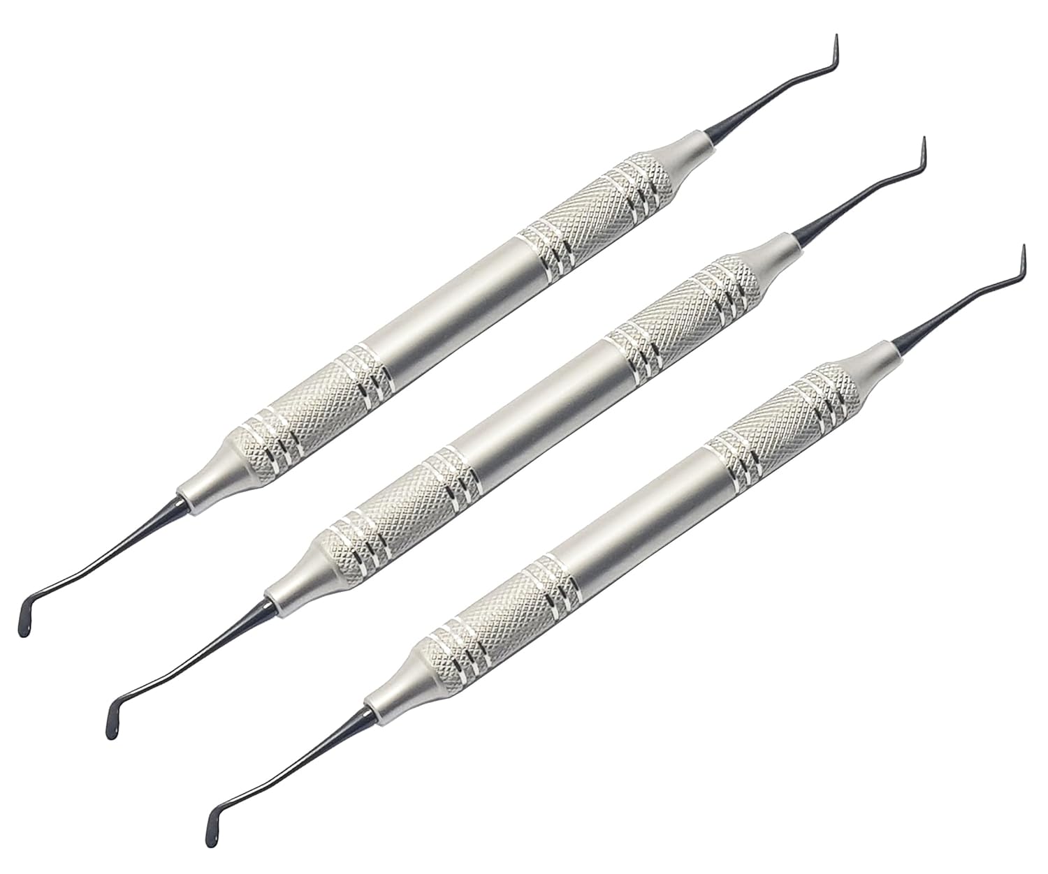 Micro Mini Goldstin Flexy-Thin Composite Filling Instruments | 3-Piece Dental Kit | Titanium Black-Coated Non-Stick Tips #TNCIPCS