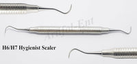 Dental Hygiene Set Gracey Curette, Hygienist Scaler, Sickle Scaler, Dental Mirrors with Mirror Handle, College Tweezers/Cotton Plier Hygienists Instruments Tool kit 18 Pcs