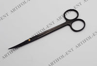 Elite TC Joseph Precision Scissors – 14.5 cm Curved | Tungsten Carbide Edge | Stealth Black Professional Finish