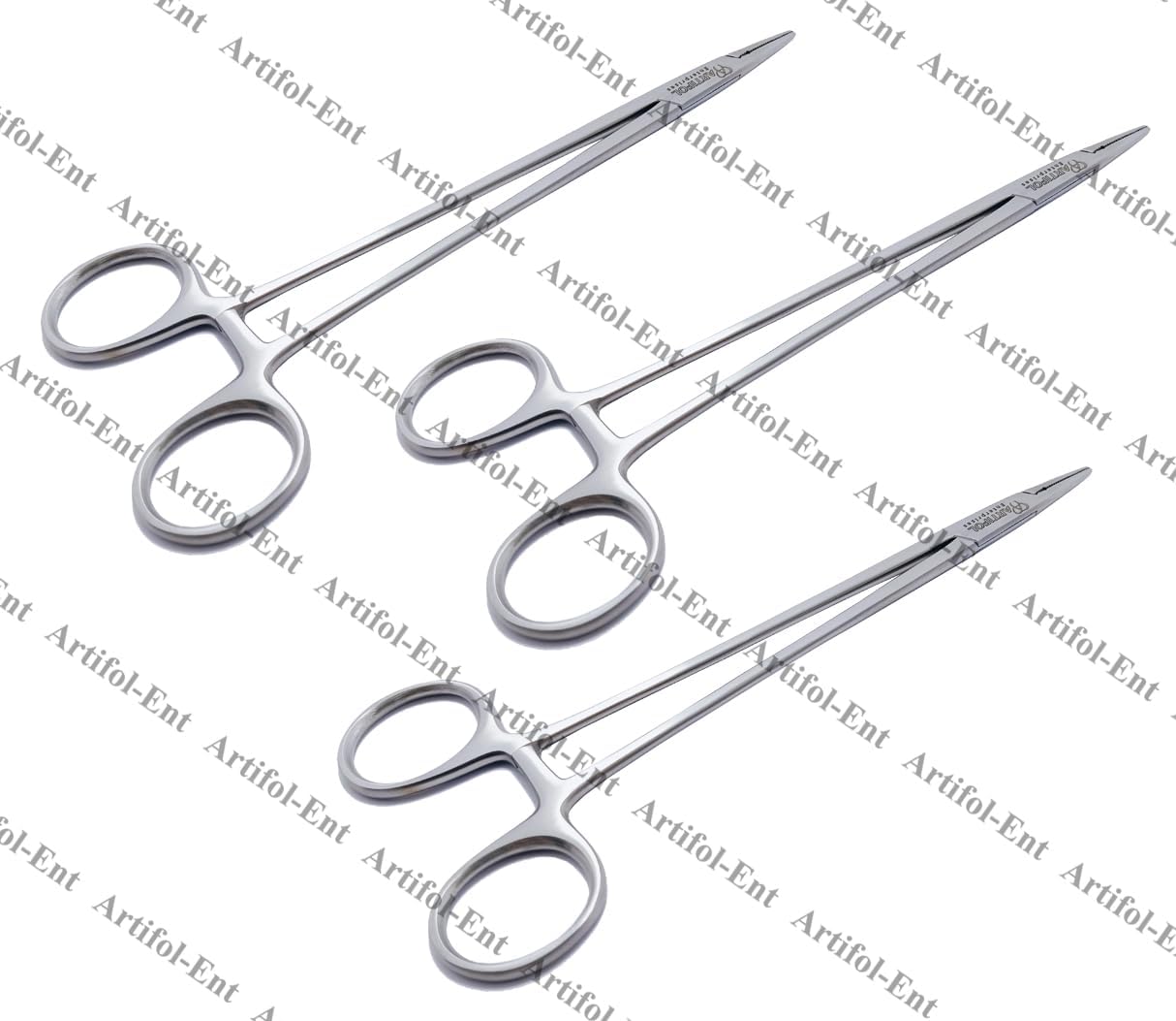 Crile-Wood Needle Holders – 20 cm | 3 Pcs Set | Serrated Jaws | Precision Suturing #132910144-1