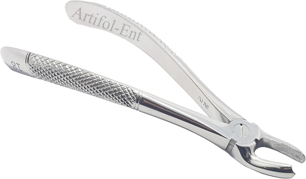 Upper Molars Left Extraction Forceps #18 (FX18) – Premium Stainless Steel Dental Extraction Instrument | Reusable & Autoclavable