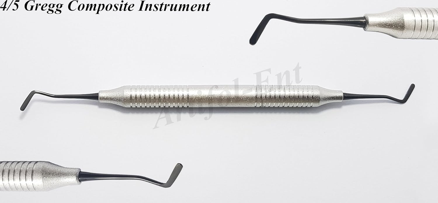 Dental Restorative Kit | 11-Piece Composite Plastic Filling Instrument Set | Precision Stainless Steel Instruments | Reusable, Durable & Autoclavable Professional Kit