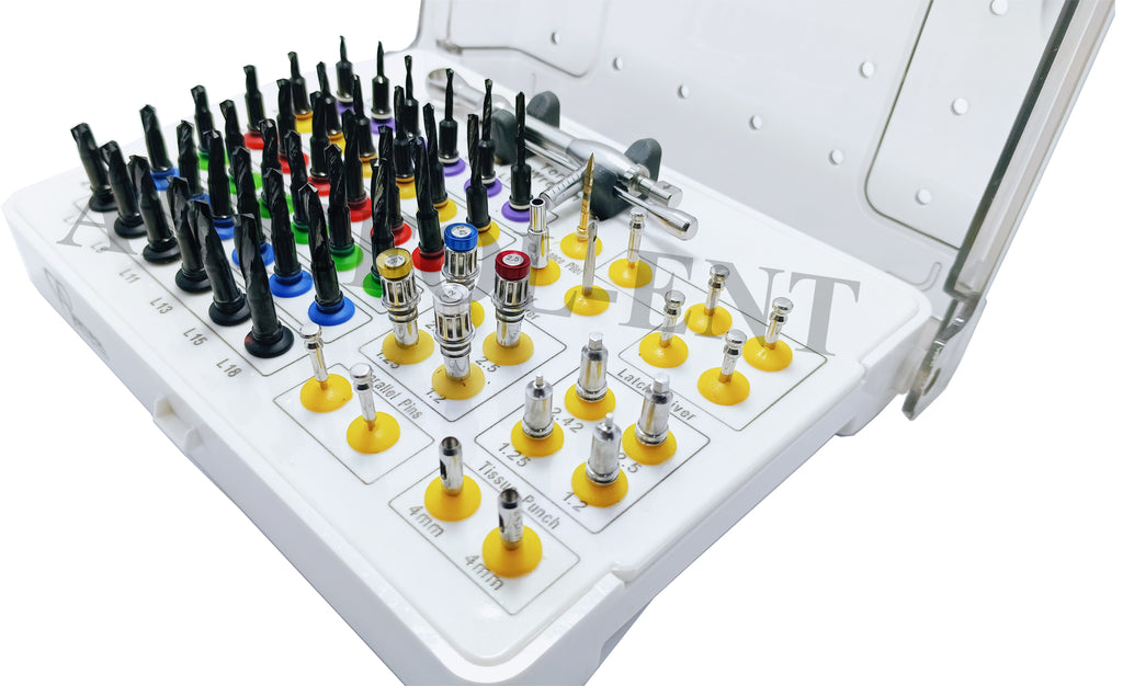 ARTIFOL Dental 55-Piece Implant Guide Kit – Fully Guided System for Implants & Prosthetics with 0–70 Ncm Torque Wrench (OS1053)