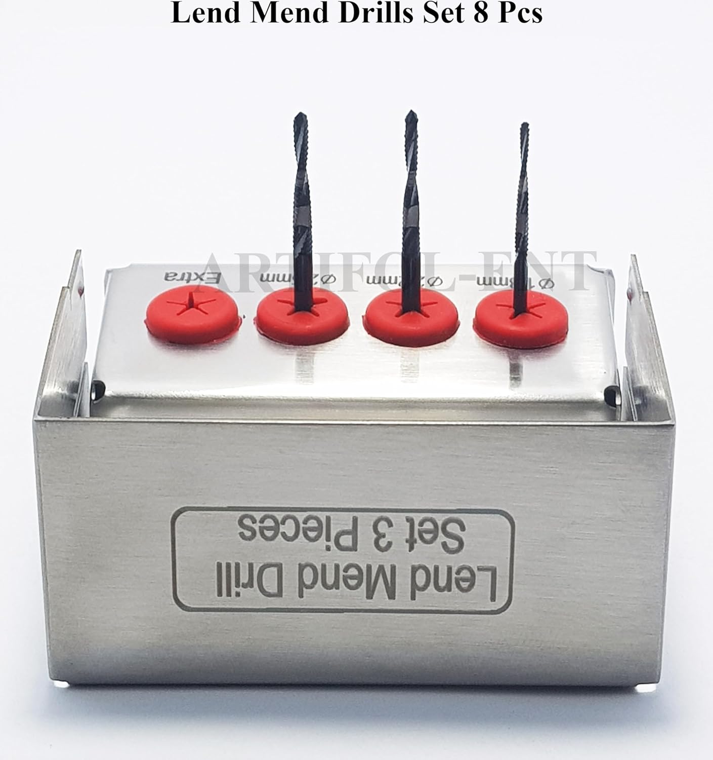 Dental Lend-Mend Drills Set – 3 Pcs Surgical Implant Drill Kit | Precision Dental Implant Tools #OS1040