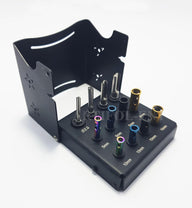 Kit de Recolha Óssea – Conjunto de 12 Brocas de Corte e Tampa | Instrumentos de Colheita Óssea para Implantes Dentários #OS1031