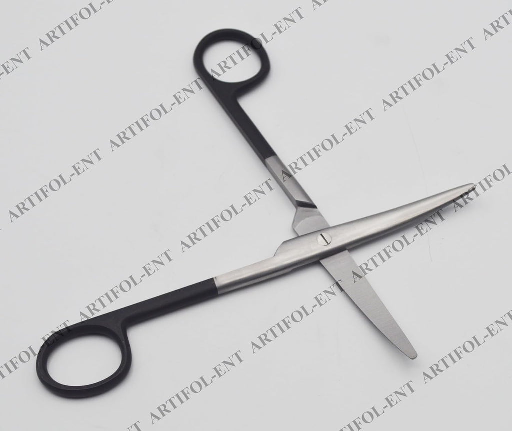 Elite Mayo-Stille “Super-Cut” Scissors – 15 cm Curved | Professional Stainless Steel | Razor-Edge & Micro-Serrated Precision #113910696
