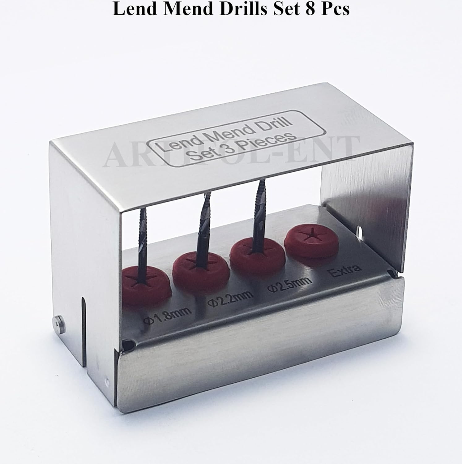 Dental Lend-Mend Drills Set – 3 Pcs Surgical Implant Drill Kit | Precision Dental Implant Tools #OS1040