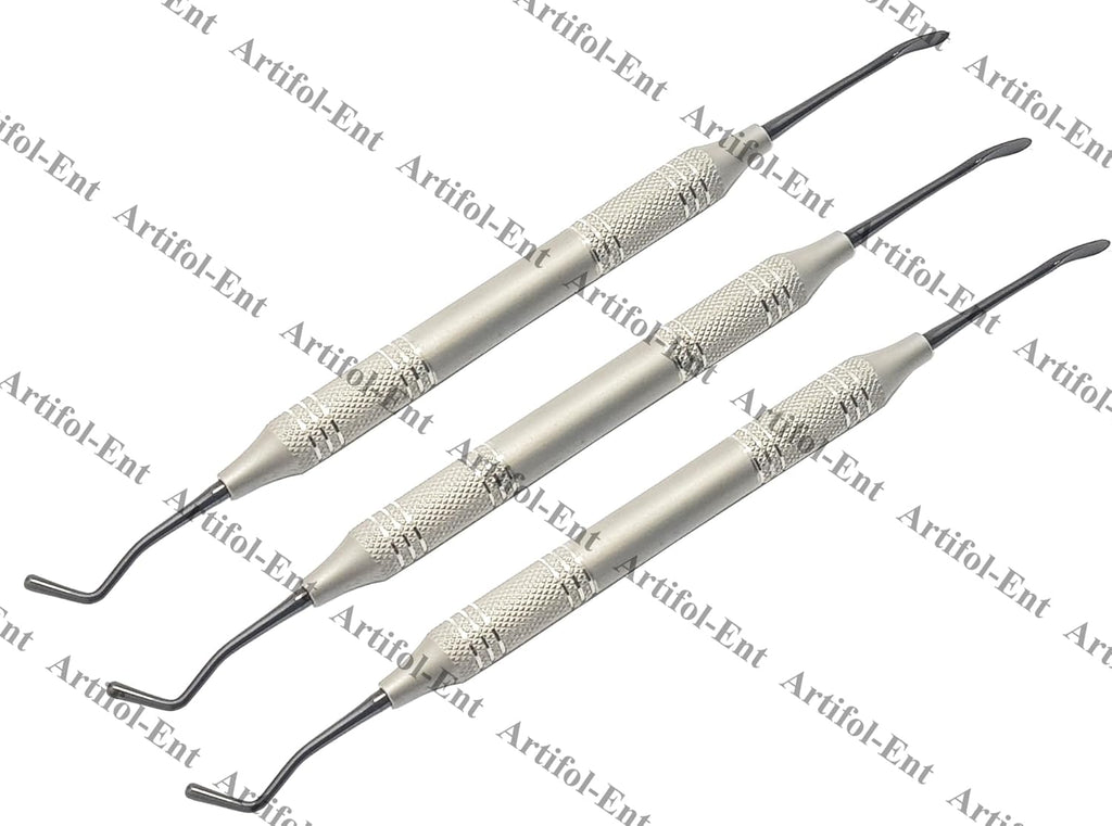 Bevertail Anterior Composite Filling Instruments | 3-Piece Dental Kit | Titanium Black Non-Stick Tips #TNCVKR1