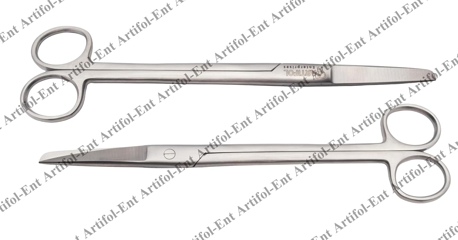 2-Piece Sims Straight Scissors – 20 cm | Precision Stainless Steel Cutting Tools | Long Reach, Straight Blades & Reusable | Ideal for Crafting, Workshops & Detailed Cutting #113910121