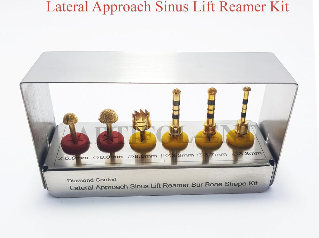 Dental Implant Lateral Approach Sinus Lift Reamer Drill Kit – 6 Pcs Surgical Drill Set | Professional Implant Tools #OS1025