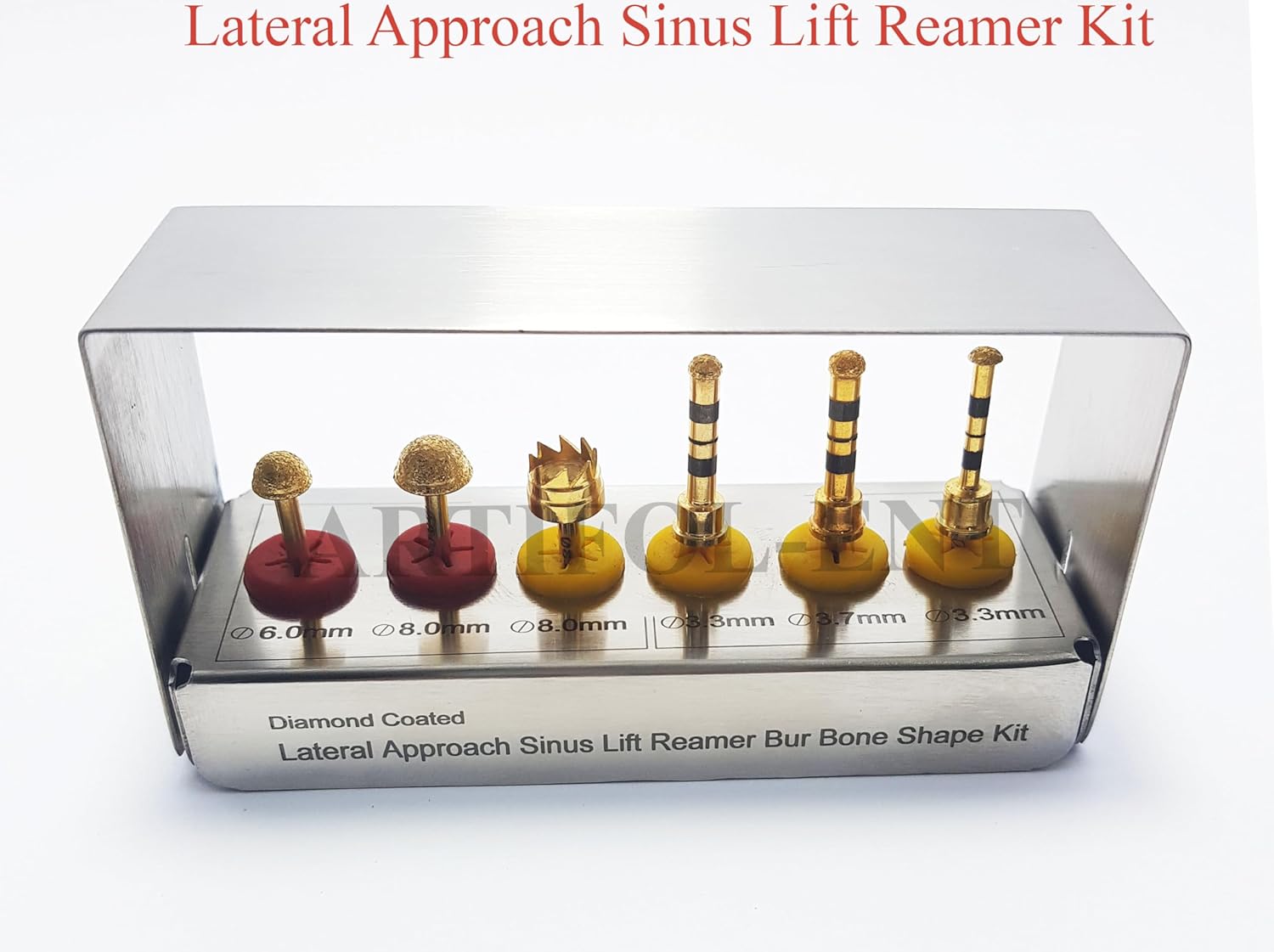 Dental Implant Lateral Approach Sinus Lift Reamer Drill Kit – 6 Pcs Surgical Drill Set | Professional Implant Tools #OS1025