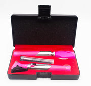 Artifol Student Home Use ENT Otoscope Examination Kit – Fiber Optic Diagnostic Set, Pink Color #OS1088