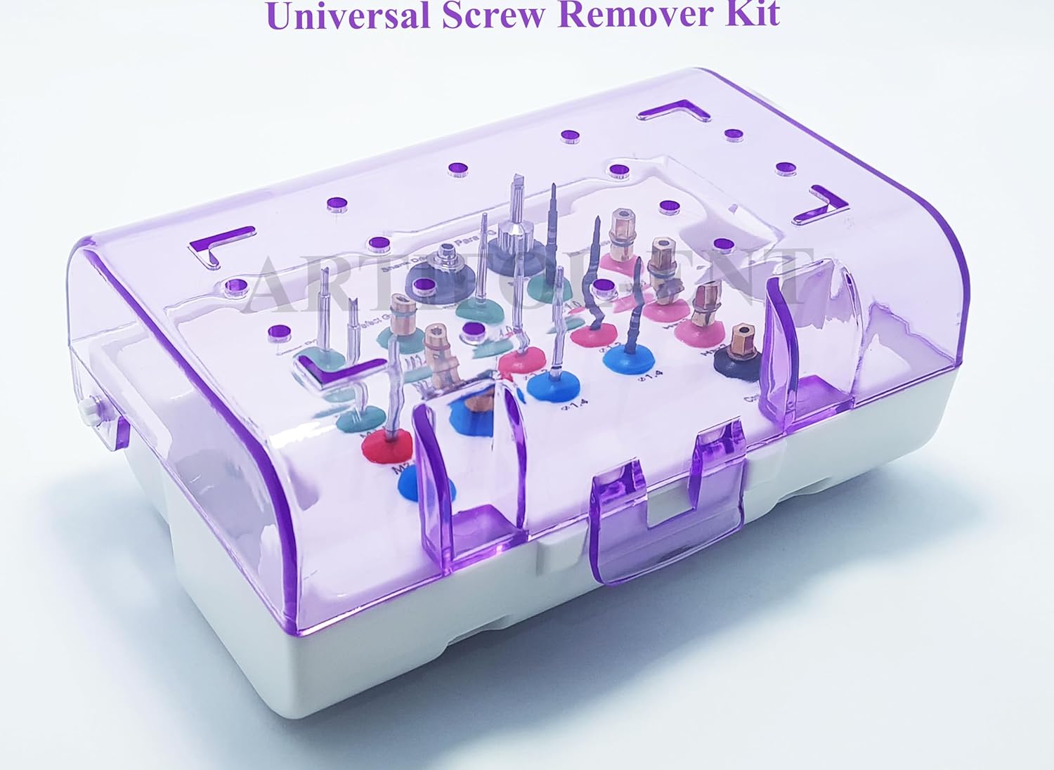 20-Piece Universal SRK Broken Screw Removal Kit – Precision Screw Remover Instruments with Plastic Storage Box | Reusable & Durable #OS1041