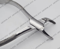 Precision Cryer-Style Extraction Forceps – Model 151 | Heavy-Duty Stainless Steel Gripping & Removal Tool | Angled Serrated Jaws, Ergonomic Handles & Durable Build | Ideal for Crafting & DIY Tasks #F151