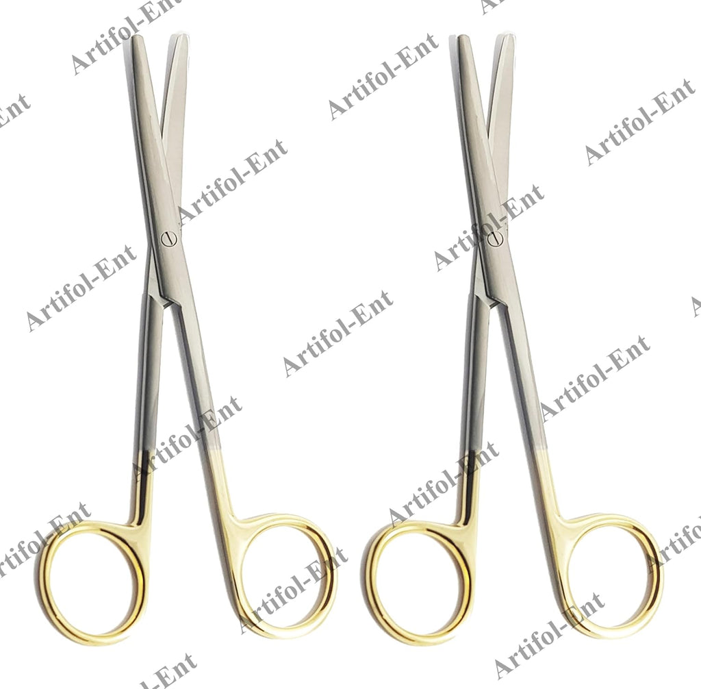 TC Lexer Scissors Curved 16 cm | Tungsten Carbide Cutting Edges | Stainless Steel Surgical Scissors #113910640