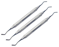A6 Composite Filling Instruments | 3-Piece Dental Kit | Titanium Black-Coated Non-Stick Tips #TNPFIA6