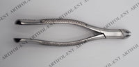 Serrated Grip Precision Extraction Forceps – Upper-Root Style 97E | High-Grade Stainless Steel Holding Tool | Strong Serrations, Secure Control & Durable Build | Ideal for Crafting #FX97E