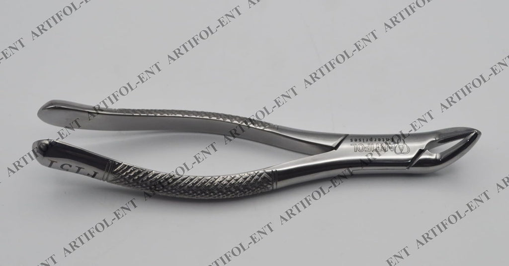 Precision Cryer-Style Extraction Forceps – Model 151 | Heavy-Duty Stainless Steel Gripping & Removal Tool | Angled Serrated Jaws, Ergonomic Handles & Durable Build | Ideal for Crafting & DIY Tasks #F151