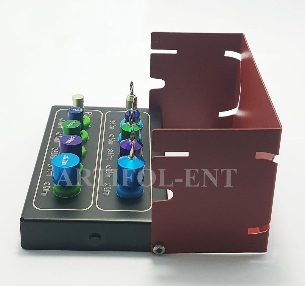 Drills Guide & Implant Positioning Pins Kit – Dental Surgical Guide and Positioning Set with Holder | Professional Implant Tools #DGIPK