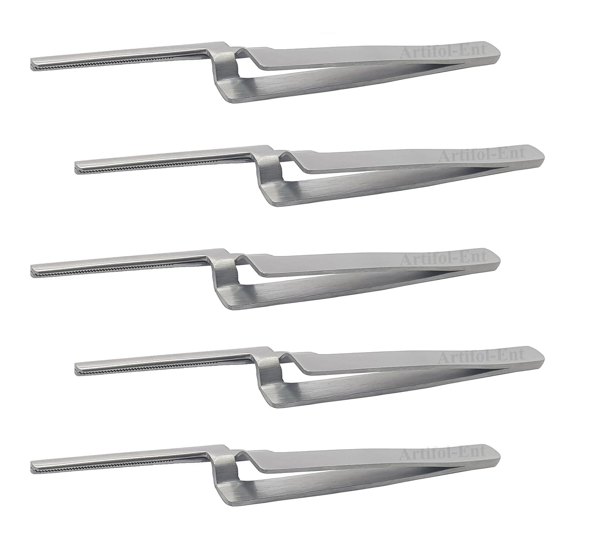 Articulating Paper Forceps APF2 – Straight 15 cm Dental Paper Holder Tweezers | Restoration & Occlusion Plier | 5-Piece Set