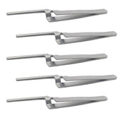Pince à papier articulée APF2 – Pince droite de 15 cm pour papier dentaire | Pince pour restauration et occlusion | Lot de 5 pièces