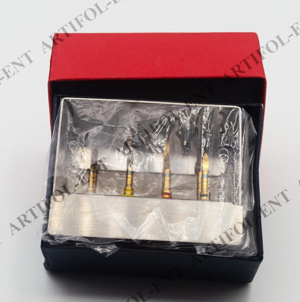 8 Pieces Lance Pilot Drills Kit | Precision Implant Starter Drills | Stainless Steel Construction | Sharp, Accurate Penetration | Reusable, Autoclavable #OS1086