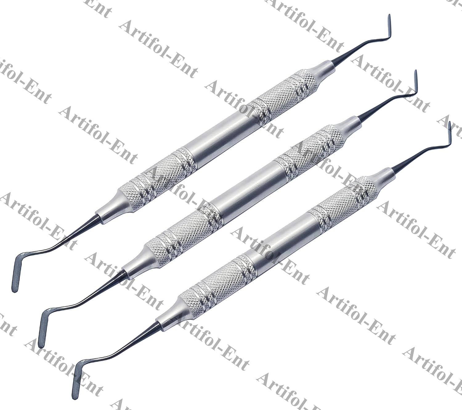 Pulp Canal Plugger 4/5 Gregg Composite Filling Instrument Set – 3 Pcs  Titanium Black-Coated Tips | Ergonomic Hollow Handles | #TNPFIG45