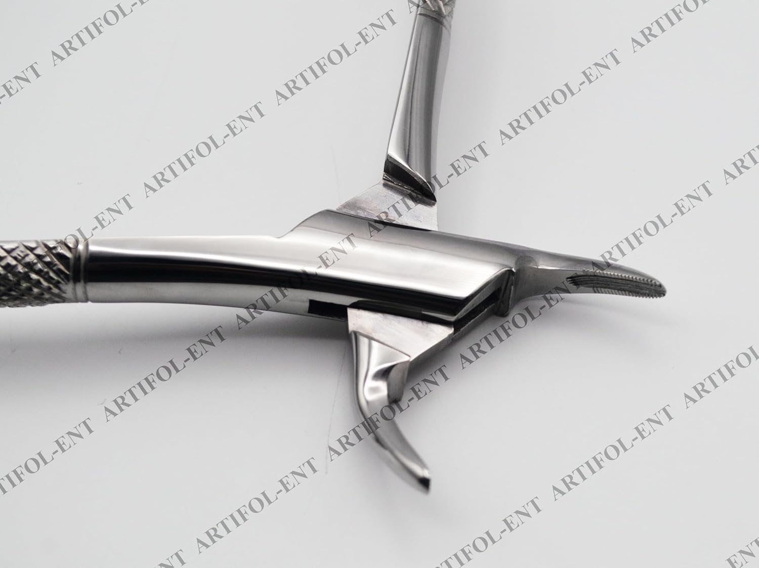 Precision Cryer-Style Extraction Forceps – Model 150 | Heavy-Duty Stainless Steel Gripping & Removal Tool | Angled Serrated Jaws, Ergonomic Handles & Durable Build | Ideal for Crafting & DIY Tasks #F150