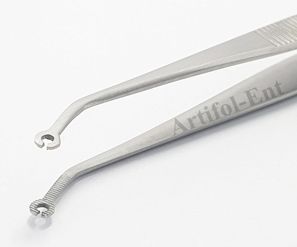 4 Pcs Micro Surgical Corn Suture Forceps 16 cm | Precision Fine Tip | Stainless Steel | Non-Slip Grip | Reusable & Autoclavable Instruments #31-74305