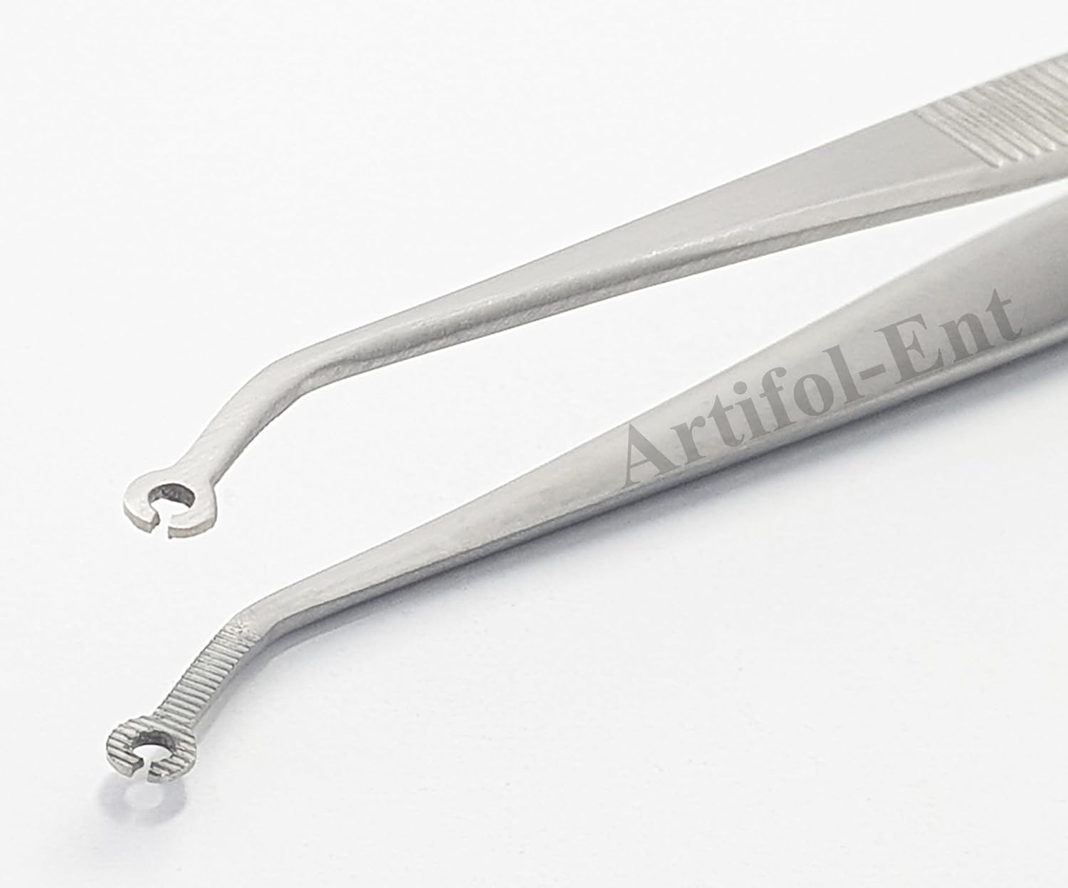 4 Pcs Micro Surgical Corn Suture Forceps 16 cm | Precision Fine Tip | Stainless Steel | Non-Slip Grip | Reusable & Autoclavable Instruments #31-74305