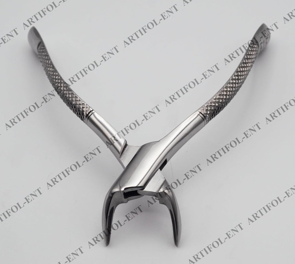 Precision Cryer-Style Extraction Forceps – Model 151 | Heavy-Duty Stainless Steel Gripping & Removal Tool | Angled Serrated Jaws, Ergonomic Handles & Durable Build | Ideal for Crafting & DIY Tasks #F151