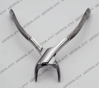 Precision Cryer-Style Extraction Forceps – Model 151 | Heavy-Duty Stainless Steel Gripping & Removal Tool | Angled Serrated Jaws, Ergonomic Handles & Durable Build | Ideal for Crafting & DIY Tasks #F151