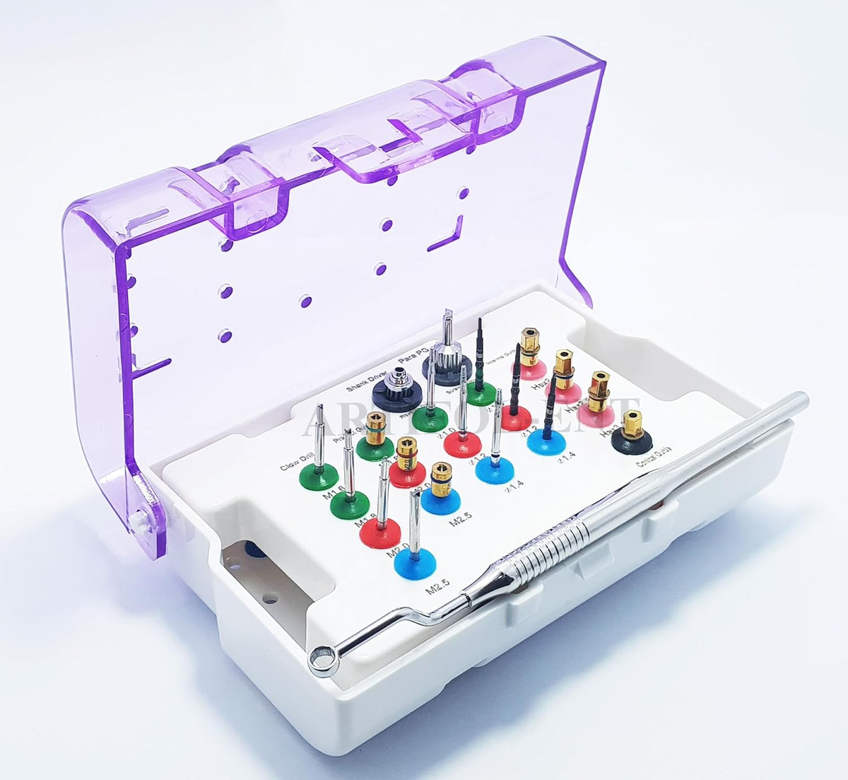 20-Piece Universal SRK Broken Screw Removal Kit – Precision Screw Remover Instruments with Plastic Storage Box | Reusable & Durable #OS1041
