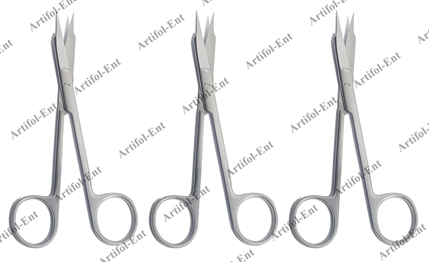 Goldman-Fox Premium Surgical Scissors Curved 13 cm – 3 Pcs | Sharp Cutting Edge | Precision Dissection Scissors #113910475