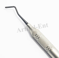 Posterior Explorer Composite Filling Instrument Set – 3 Pcs | Titanium Black-Coated Tips | Ergonomic Hollow Handles #TNEXBKR1