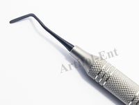 4 Goldstin Flexy-Thin Composite Filling Instruments – 3 Pcs Set  Titanium Black-Coated Tips | Flexible Reversed & Flared Paddle Design | Ergonomic Hollow Handles | #TNCIGFT4